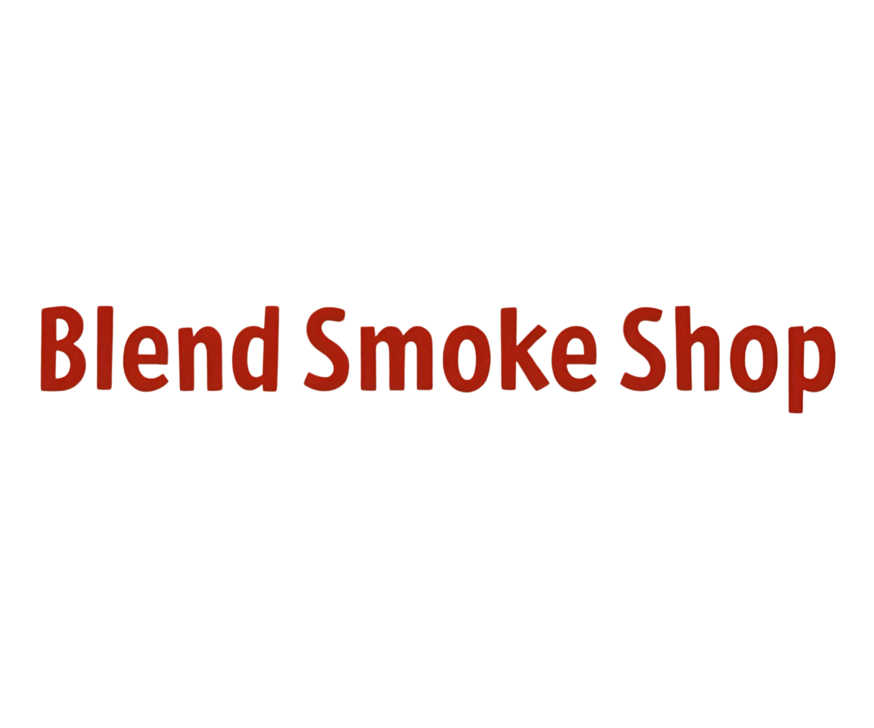 Blend smoke shop logo